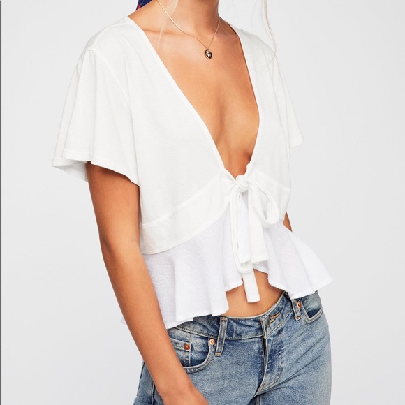 Free People Tops - FREE PEOPLE knot me tee